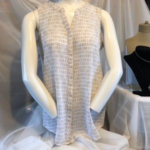 Pleated Georgette Tank Apt 9